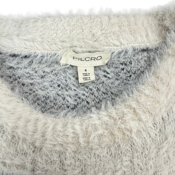 PILCRO Anthropologie Patterned Eyelash Sweater Size Small - Picture 5 of 8